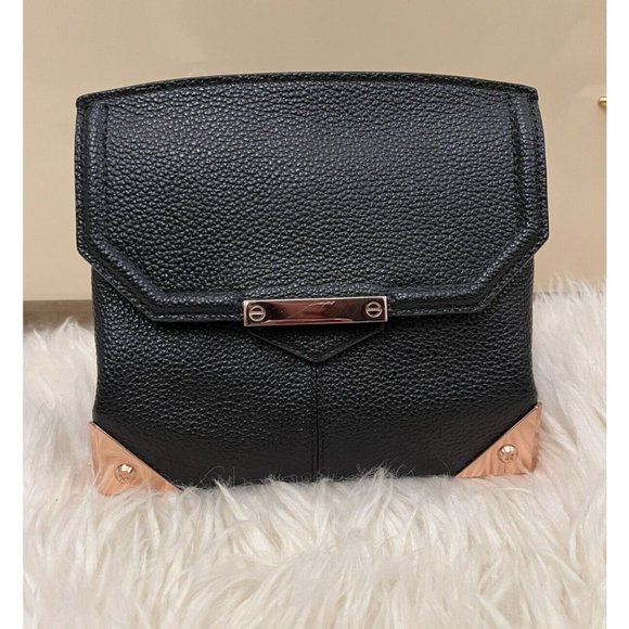 Alexander Wang Handbags - EUC ALEXANDER WANG MARION PRISMA BLACK LEATHER ROSEGOLD HDW CROSSBODY BAG PURSE